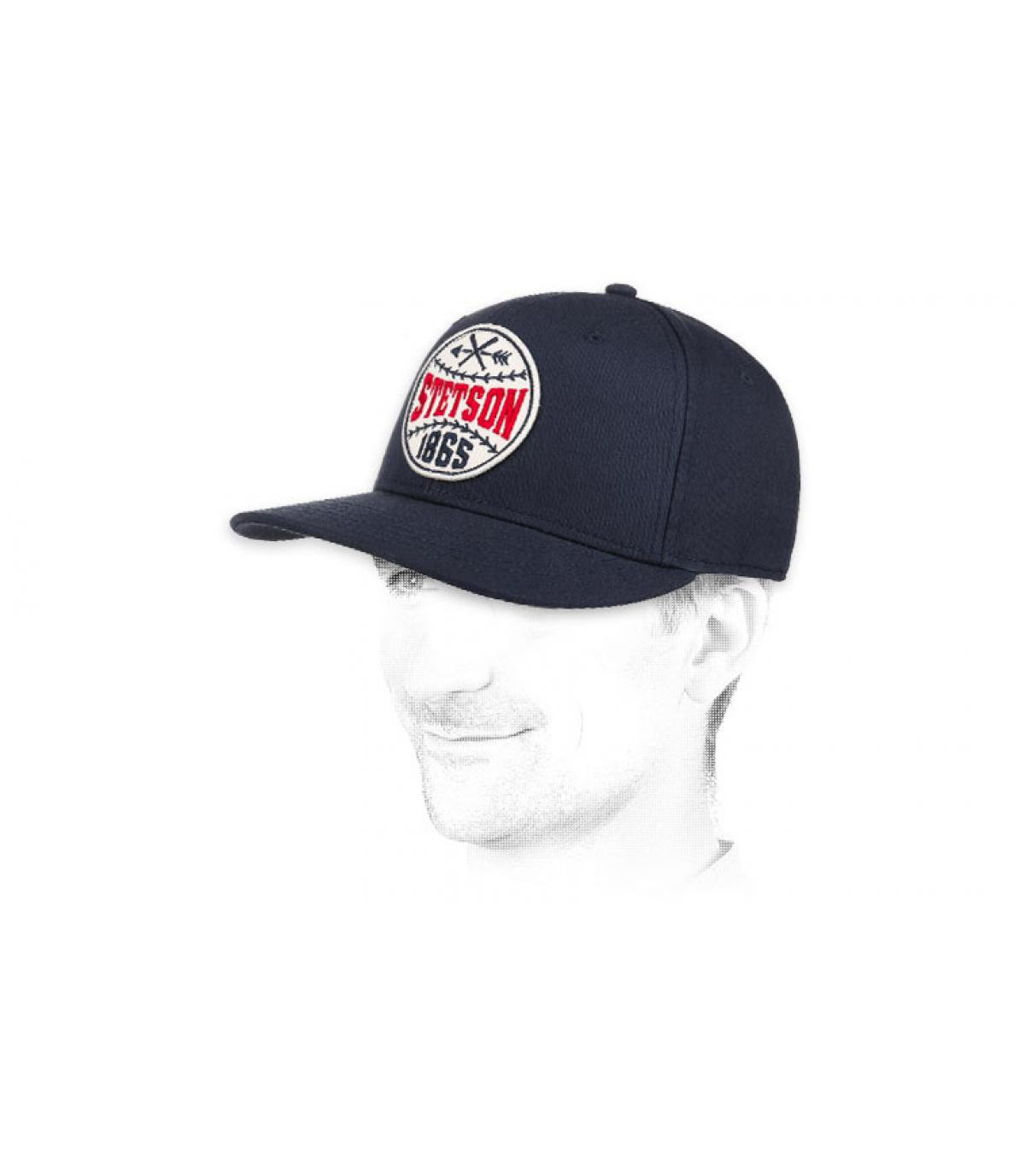 Casquette baseball Stetson Baseball Cap navy